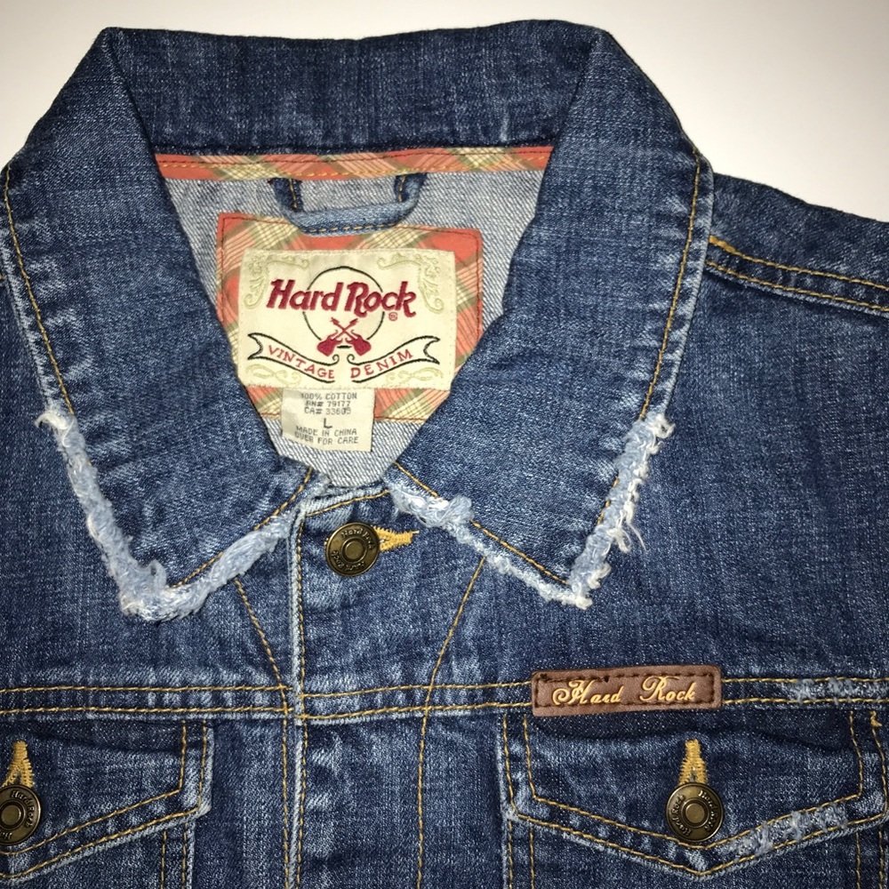 Hard Rock Vintage Denim Jacket - Picture 2 of 7